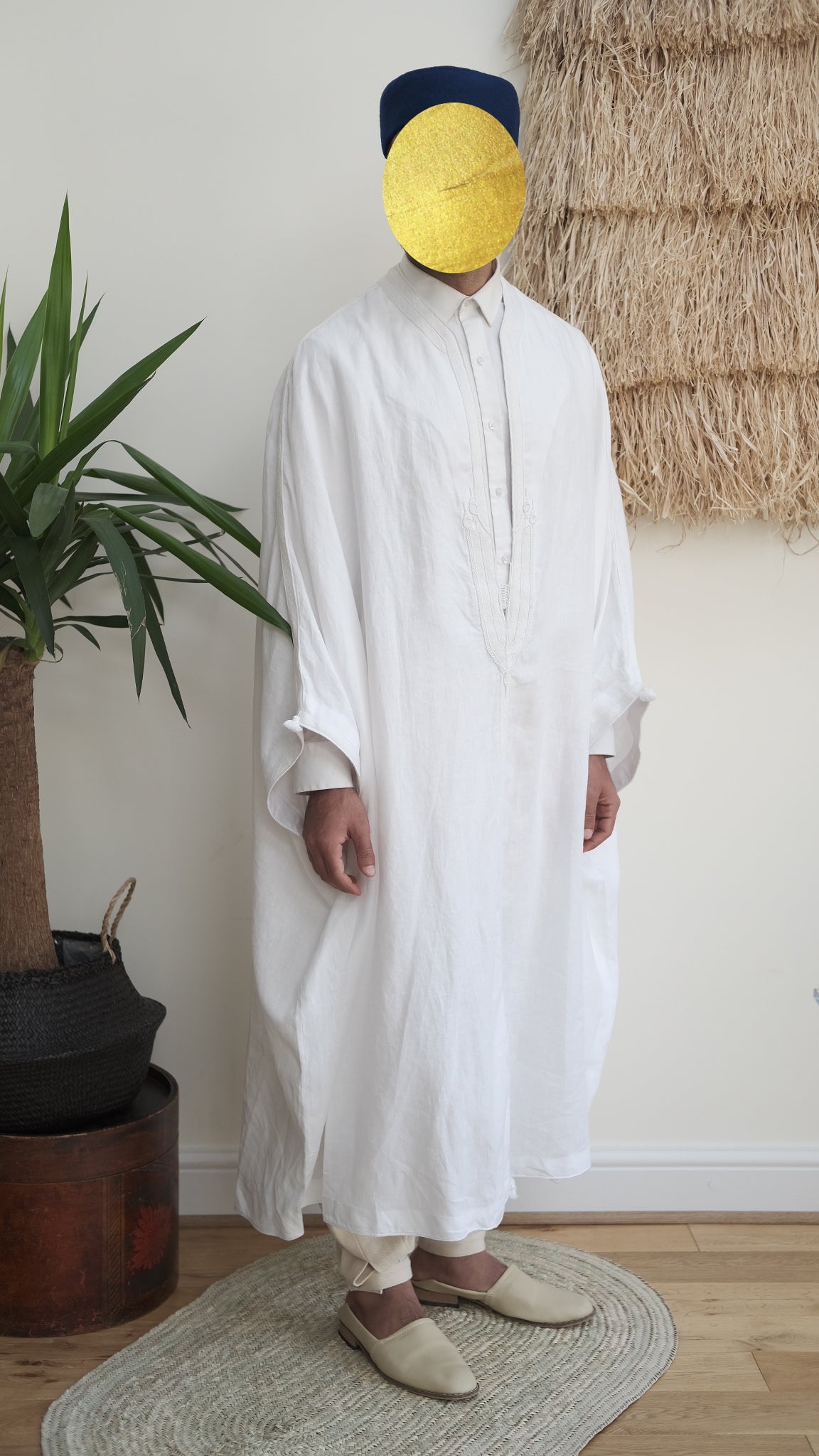 The Linen Jebba - Classic White – TŪNIQ