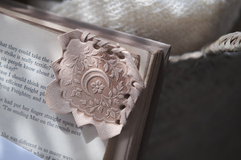 Handmade Leather Bookmark