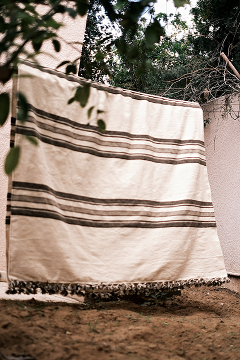 Naturally-Weighted UnDyed Wool Quilt